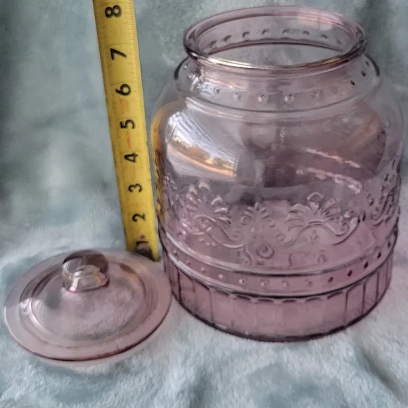 The Pioneer Woman Pink Glass Canister Set with Lids - Picture 8 of 8